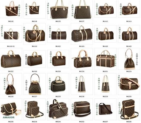 lv names of bags